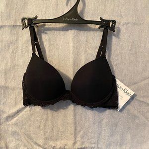 Calvin Klein Black Bra & Panty Set - Size 34B & M